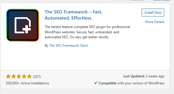 The SEO Framework