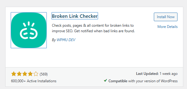 Broken link checker