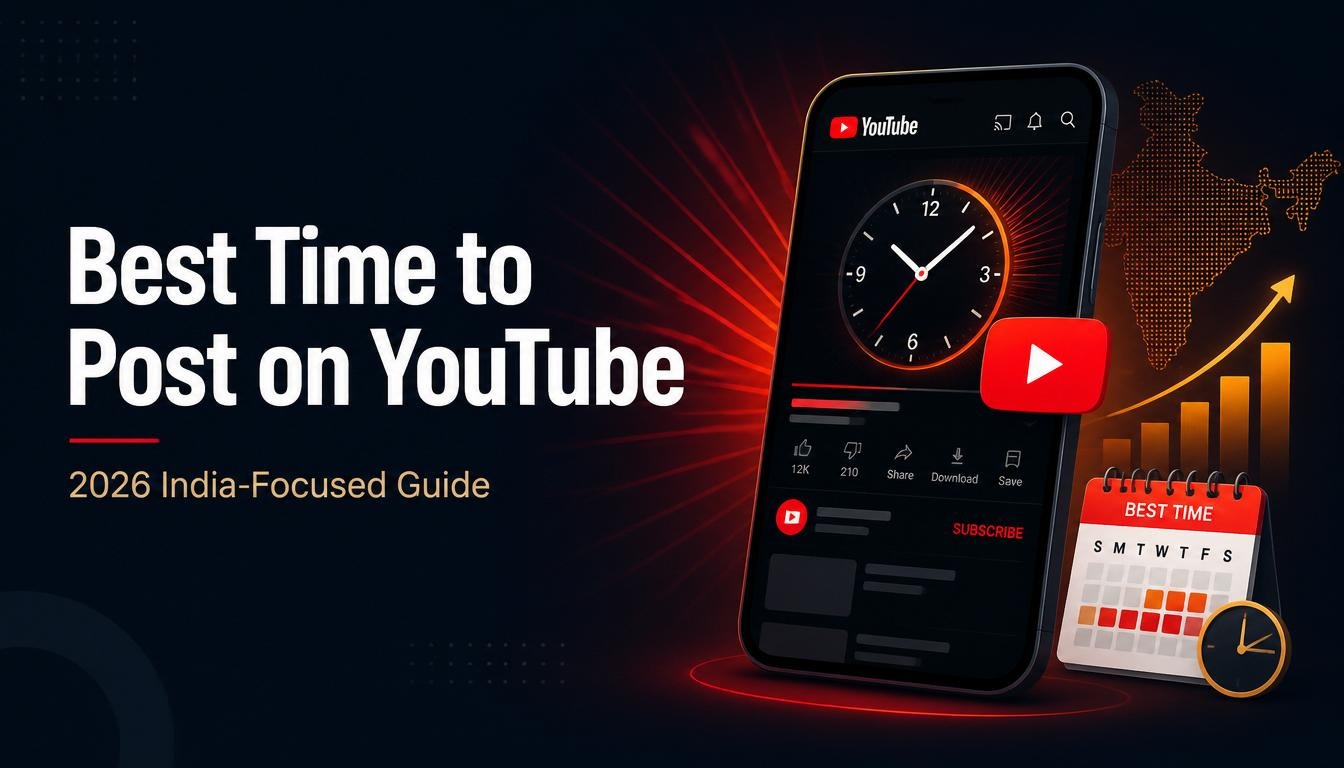 Read more about the article Best Time to Post on YouTube in 2026 (India-Focused Guide)